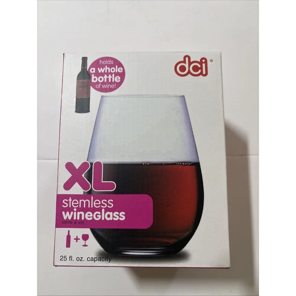 DCI Extra Large Wine Glass Super Fun Great At Parties And Entertaining Gift EUC